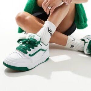 Vans Hylane Green and White Sneakers